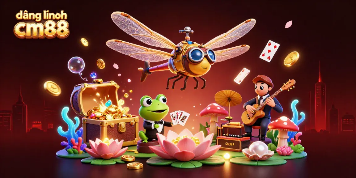 Experience the thrilling action of đăng nhập cm88 at an imaginative lily pad casino with a jazzy twist.