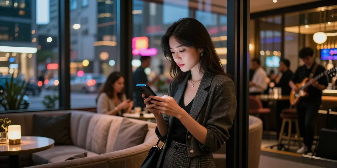 Gái gọi trong trang phục đẳng cấp tại quán bar sang trọng, tạo nên không khí sôi động.