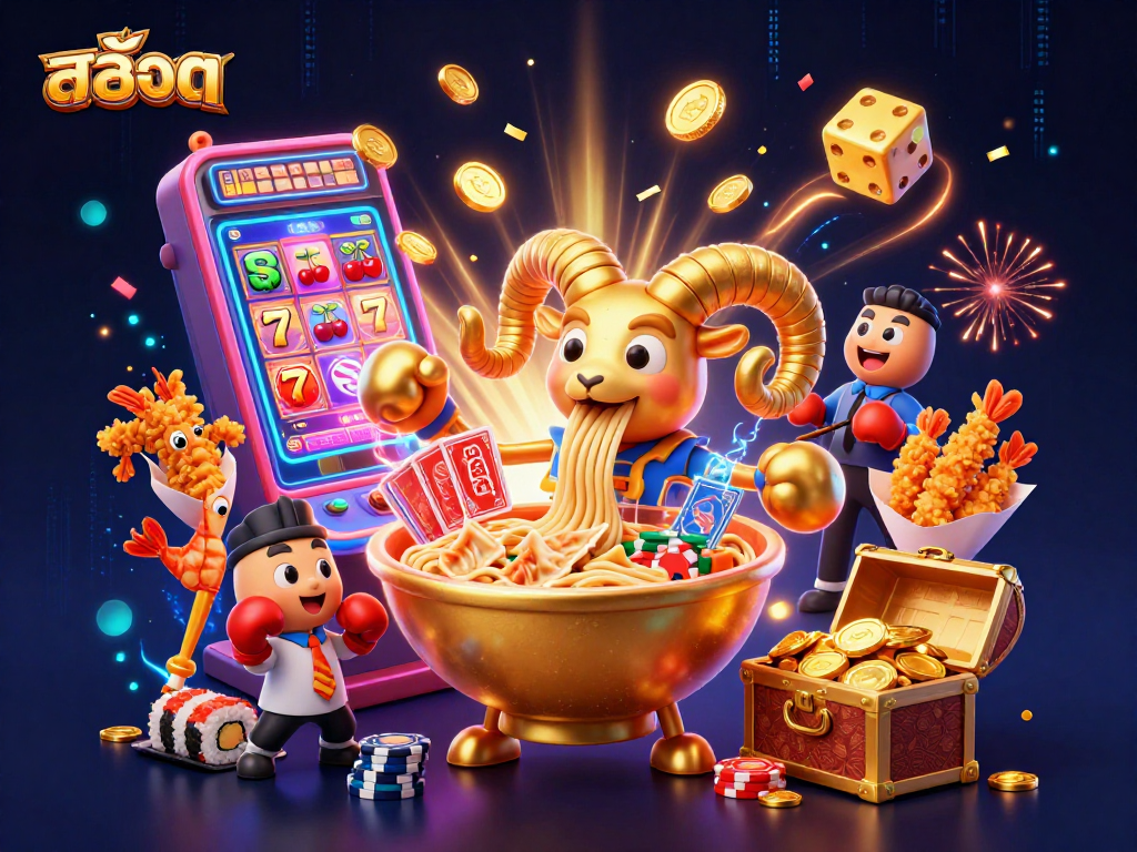 Spin สล็อต to win big with dynamic characters dealing cards and stacking chips amid a jackpot explosion!