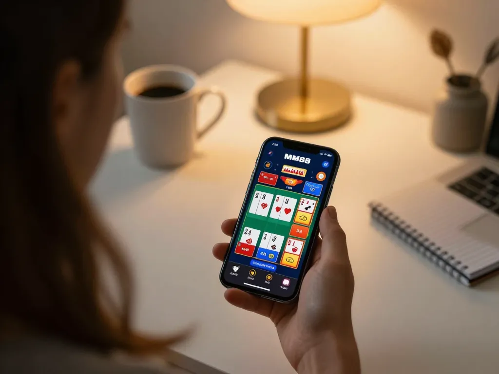 Engaging with the MM88 app for online betting, showcasing the trang chủ MM88 experience.