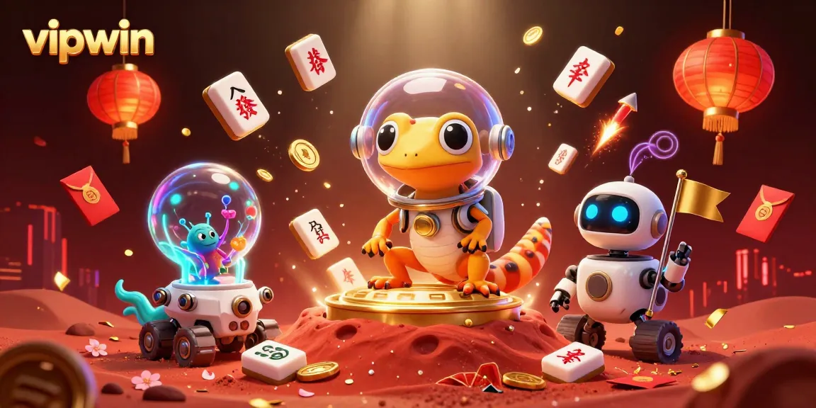 Discover exciting gameplay at vipwin with a dynamic scene full of casino elements and vibrant characters.