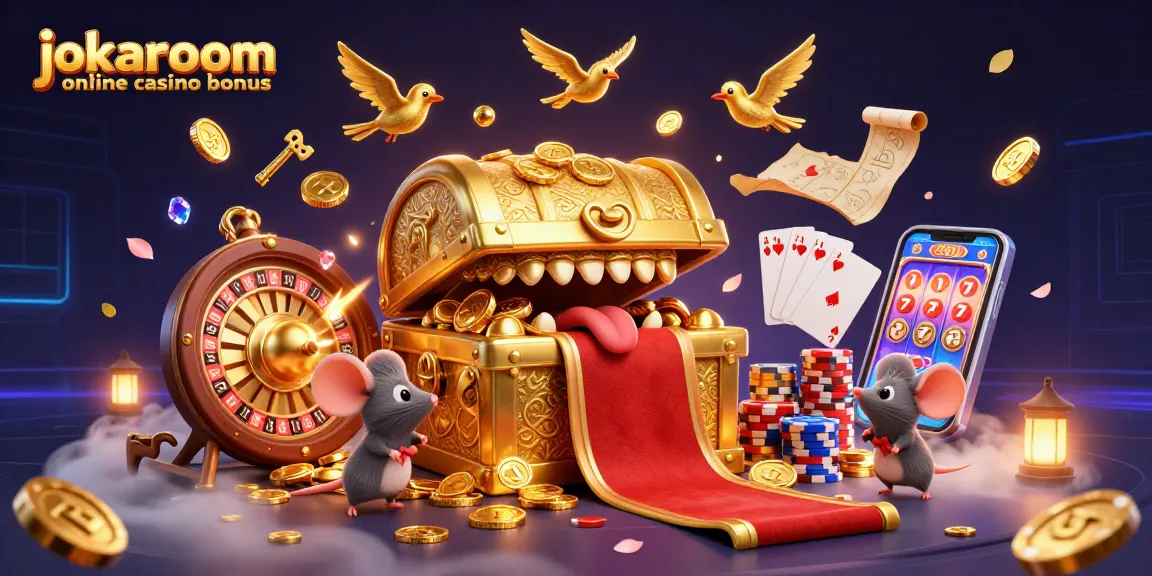 Experience exciting wins with jokaroom online casino bonus, featuring captivating 3D adventure elements and treasures.