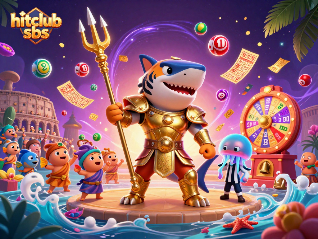 Explore hitclub sbs with a vibrant underwater casino scene featuring exciting lottery games.