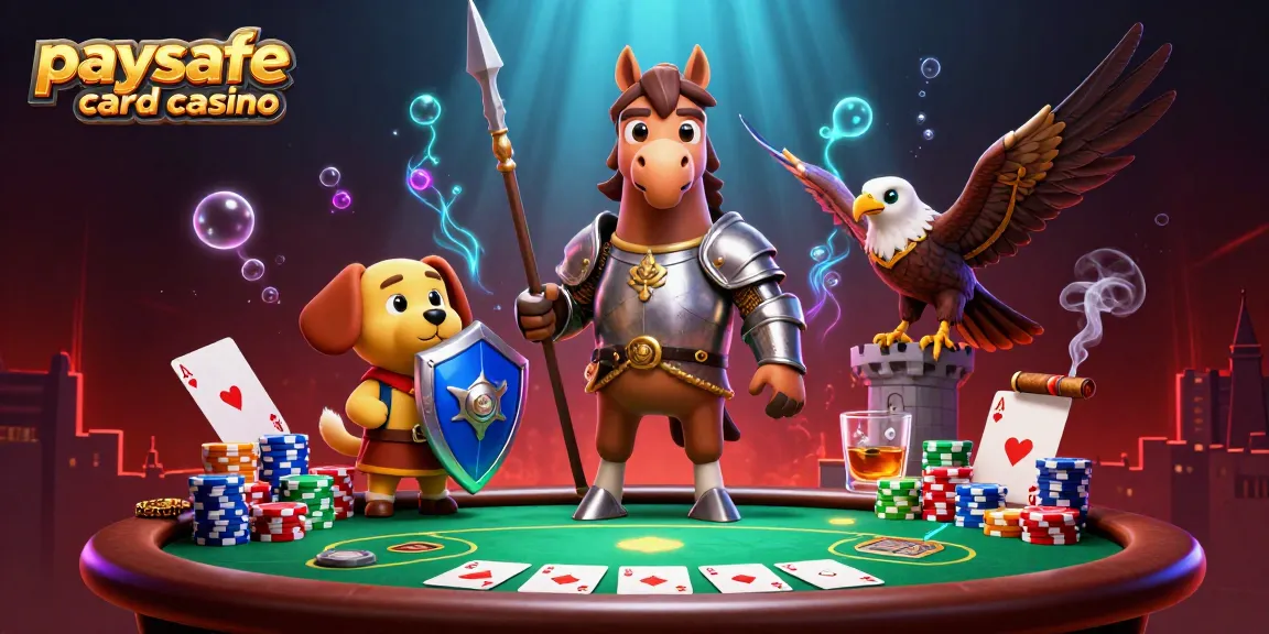 Erleben Sie den Nervenkitzel eines Paysafe Card Casinos mit fesselnden Charakteren und lebendigen Spielelementen.