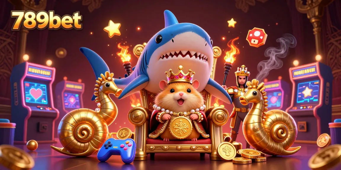 Win big with 789bet at a bustling casino scene featuring vibrant characters and game elements.