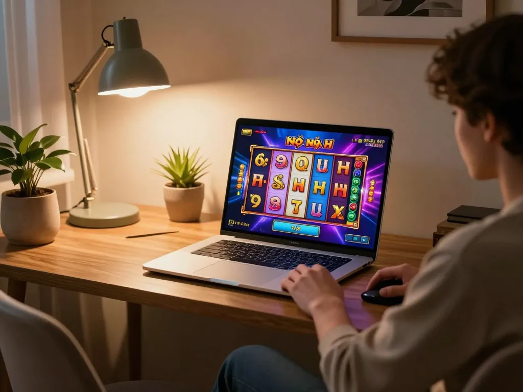 Experience thrilling game nổ hũ action on an online platform with vibrant visuals and cozy atmosphere.