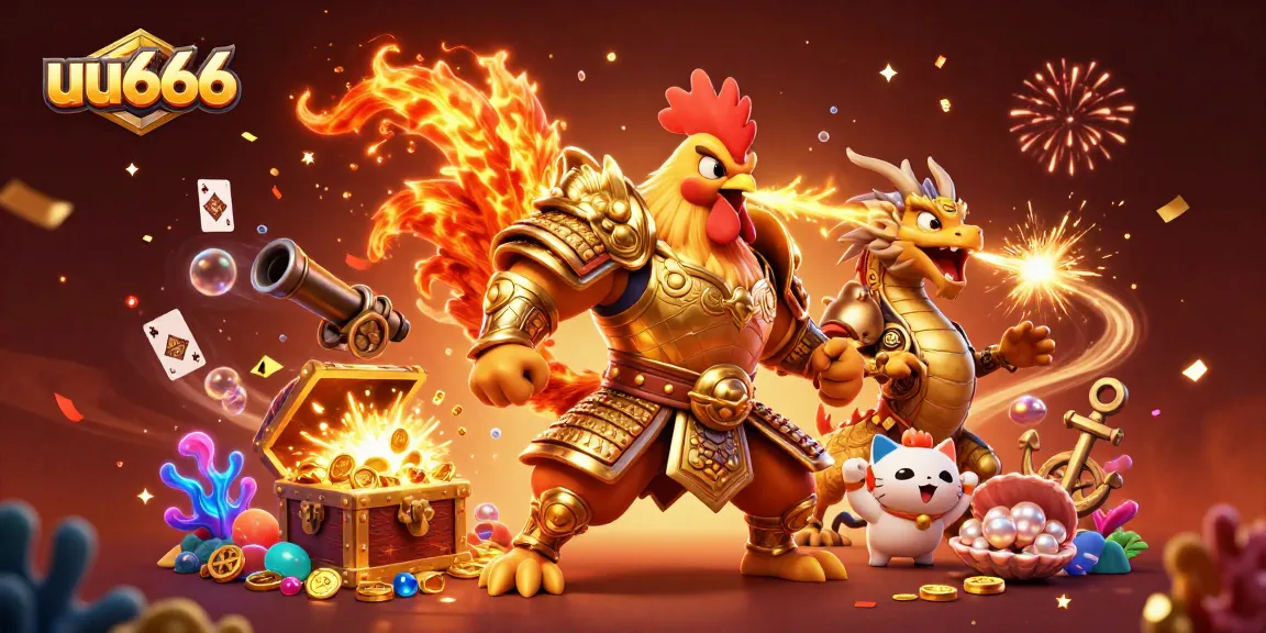 Engage in exciting gameplay with UU666 featuring casino-themed action and vibrant characters