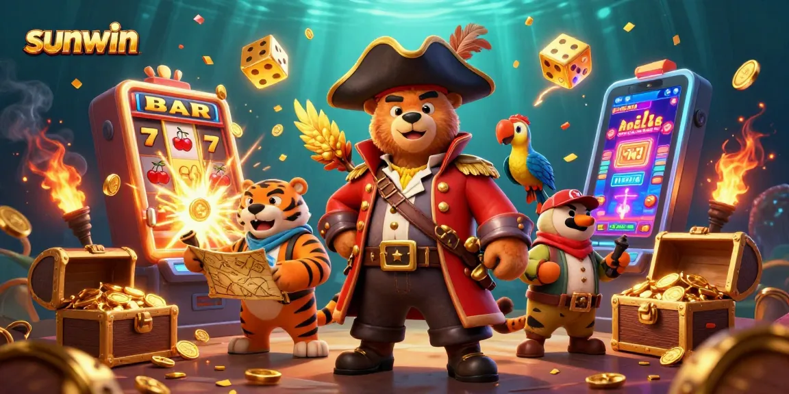 Engage with sunwin's thrilling casino adventure featuring pirates, slots, and golden treasures.
